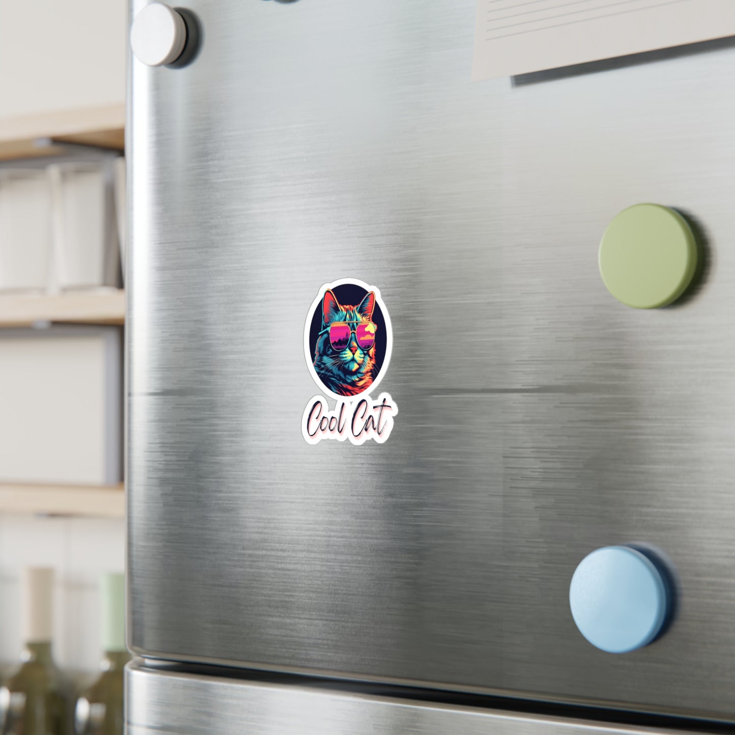 "Cool Cat" Vinyl Sticker