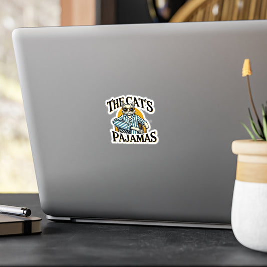"The Cat's Pajamas" Vinyl Sticker