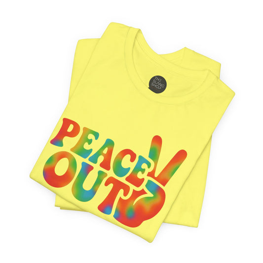 "Peace Out" Unisex Tee