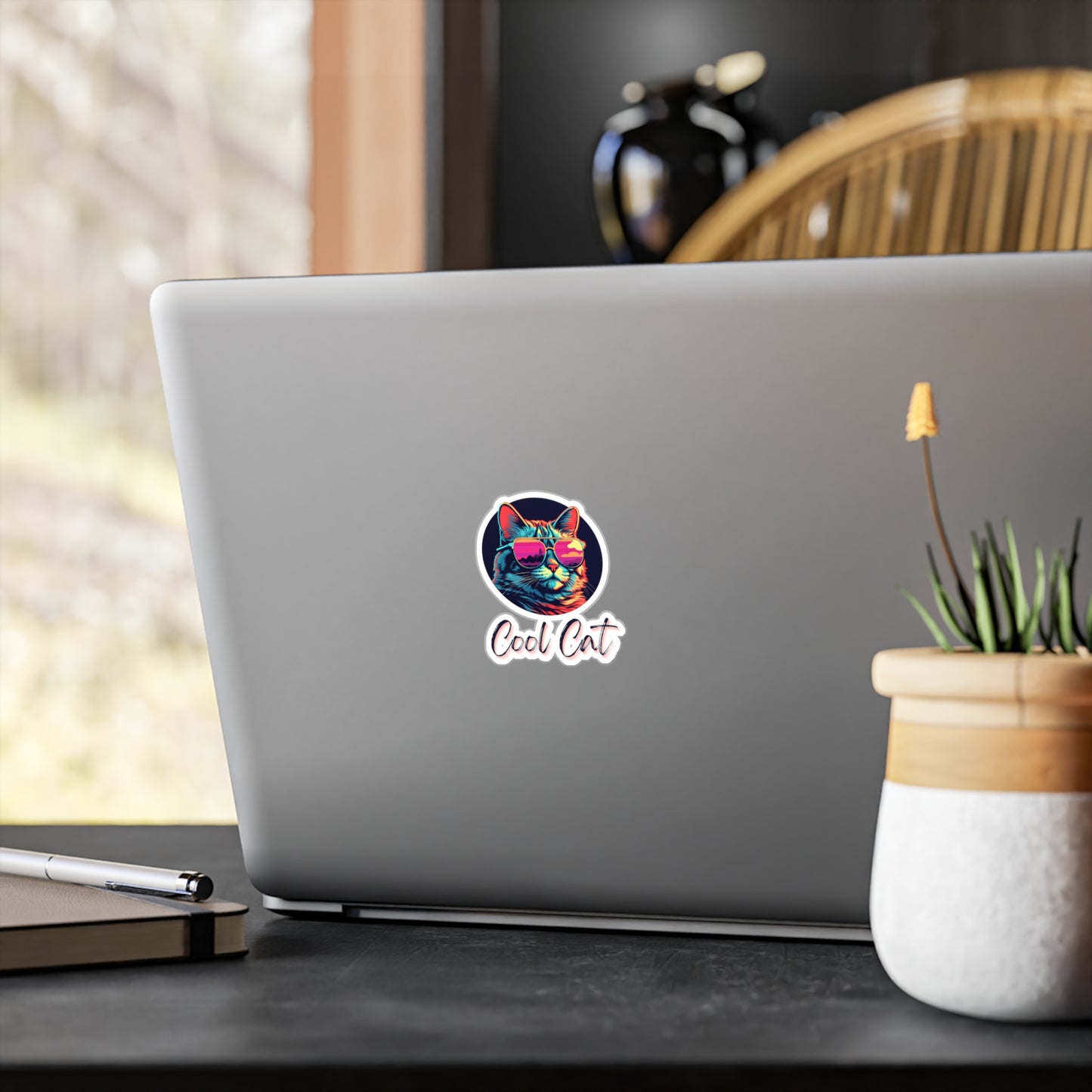 "Cool Cat" Vinyl Sticker