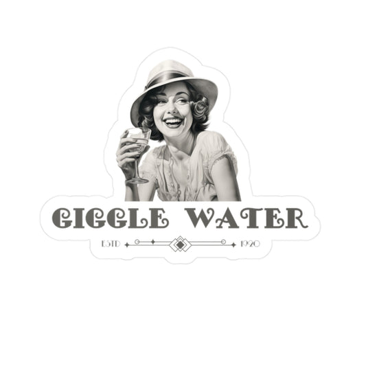 "Giggle Water" Vinyl Sticker