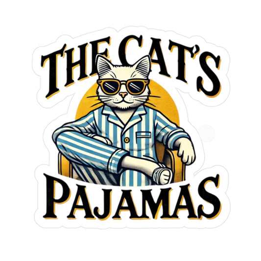 "The Cat's Pajamas" Vinyl Sticker