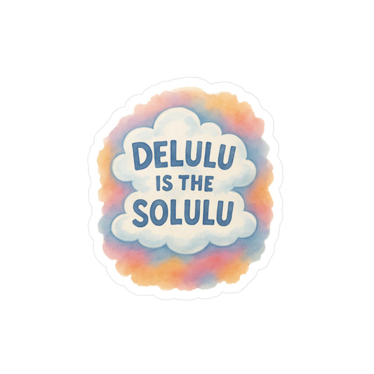 "Delulu" Vinyl Sticker