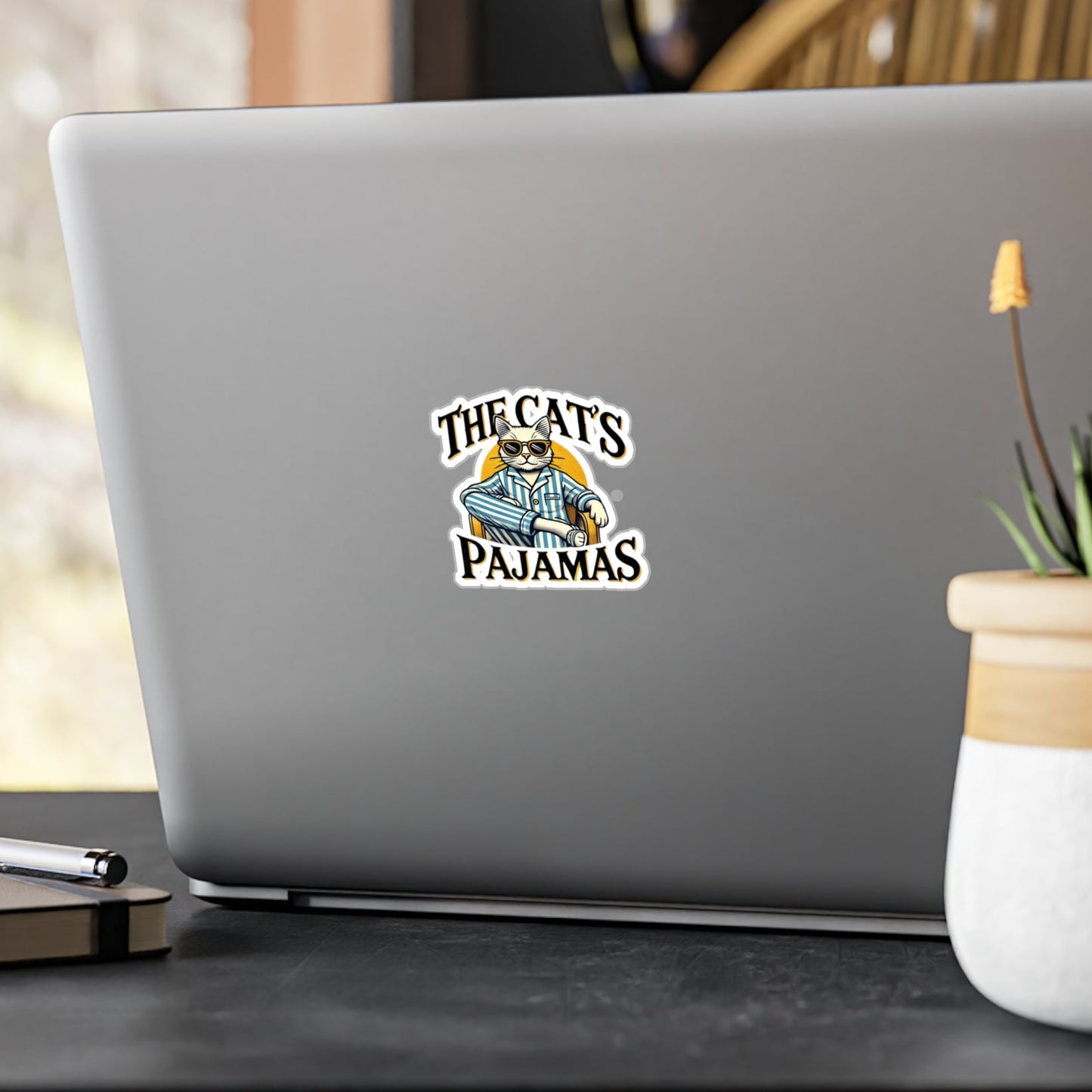 "The Cat's Pajamas" Vinyl Sticker