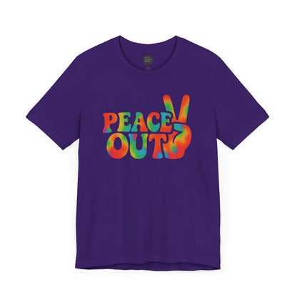 "Peace Out" Unisex Tee